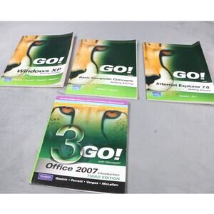 Pearson GO! Microsoft Office 2007 XP Internet Explorer 7 Basic Concepts Bundle